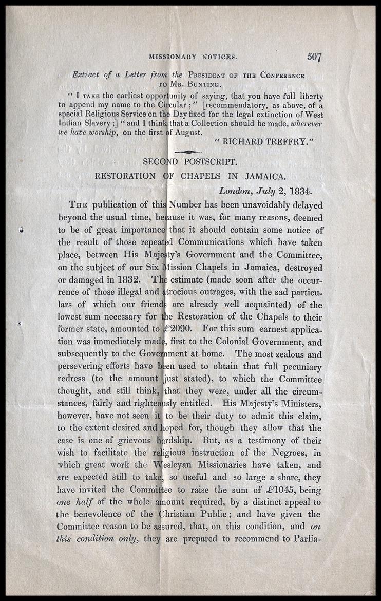 Missionary notices - 