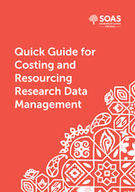 Quick guide for costing and resourcing research data management