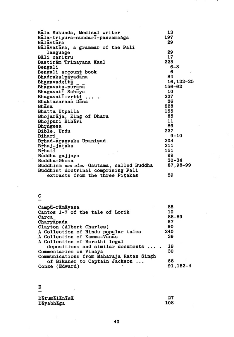 Handlist of the manuscripts in South Asian languages in the Library - 