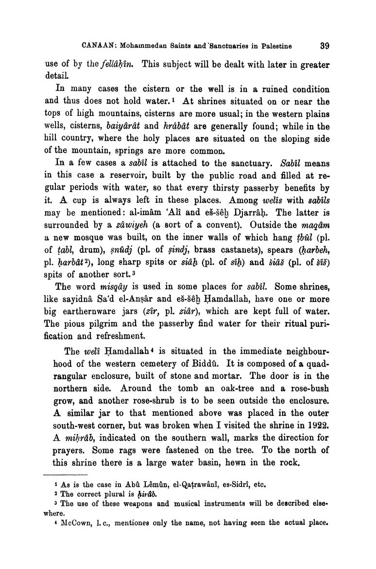 Mohammedan saints and sanctuaries in Palestine - 