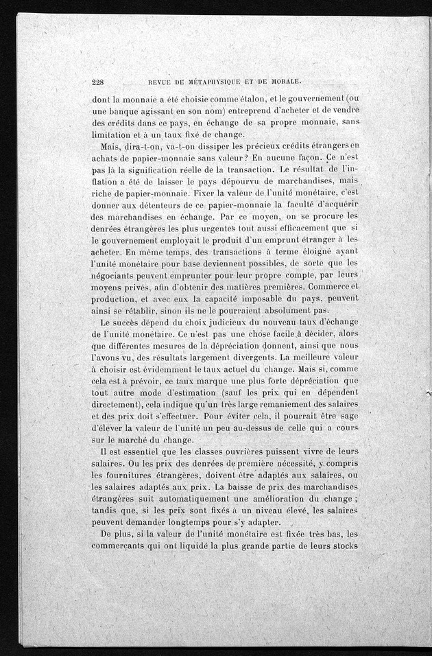 Revue de métaphysique et de moral - 