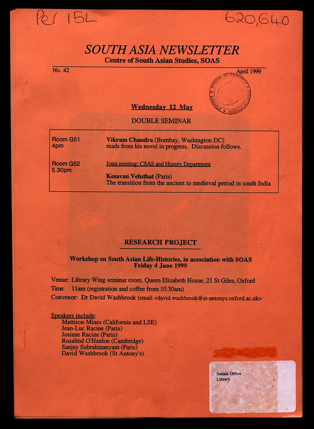 South Asia newsletter - digital image 1