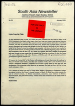 South Asia newsletter
