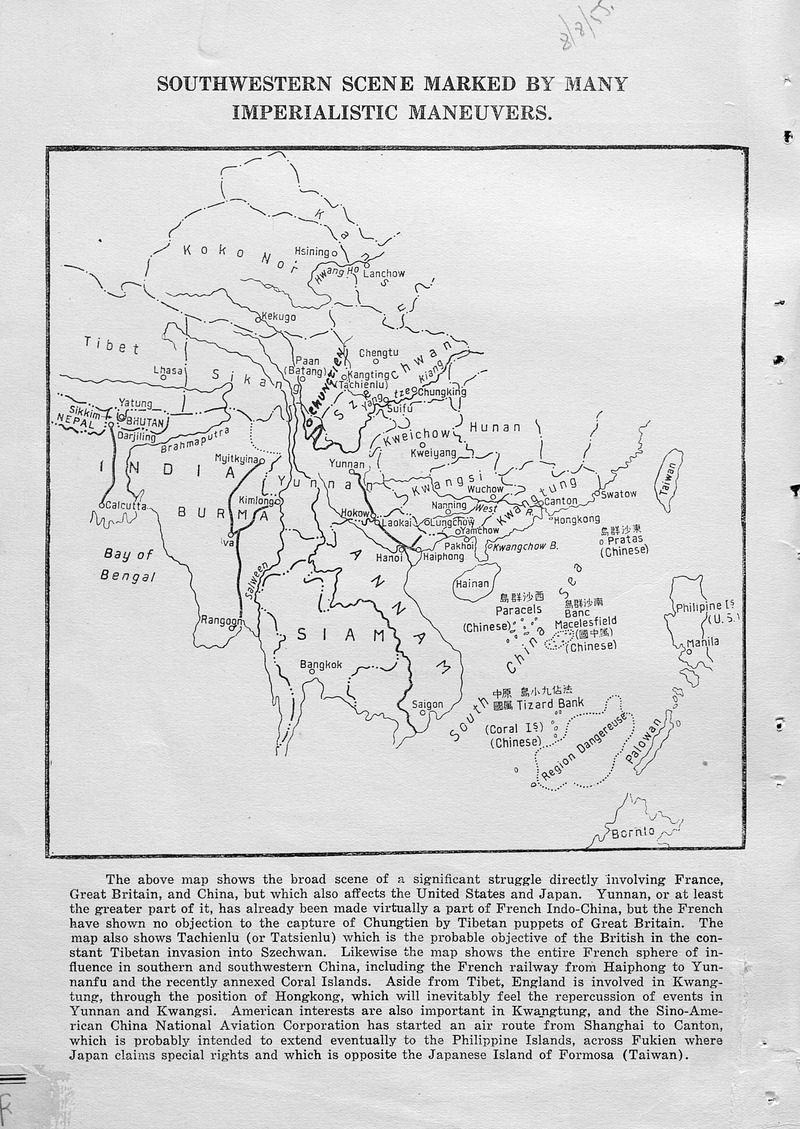 The French strangle-hold on Yunnan; - Main 2