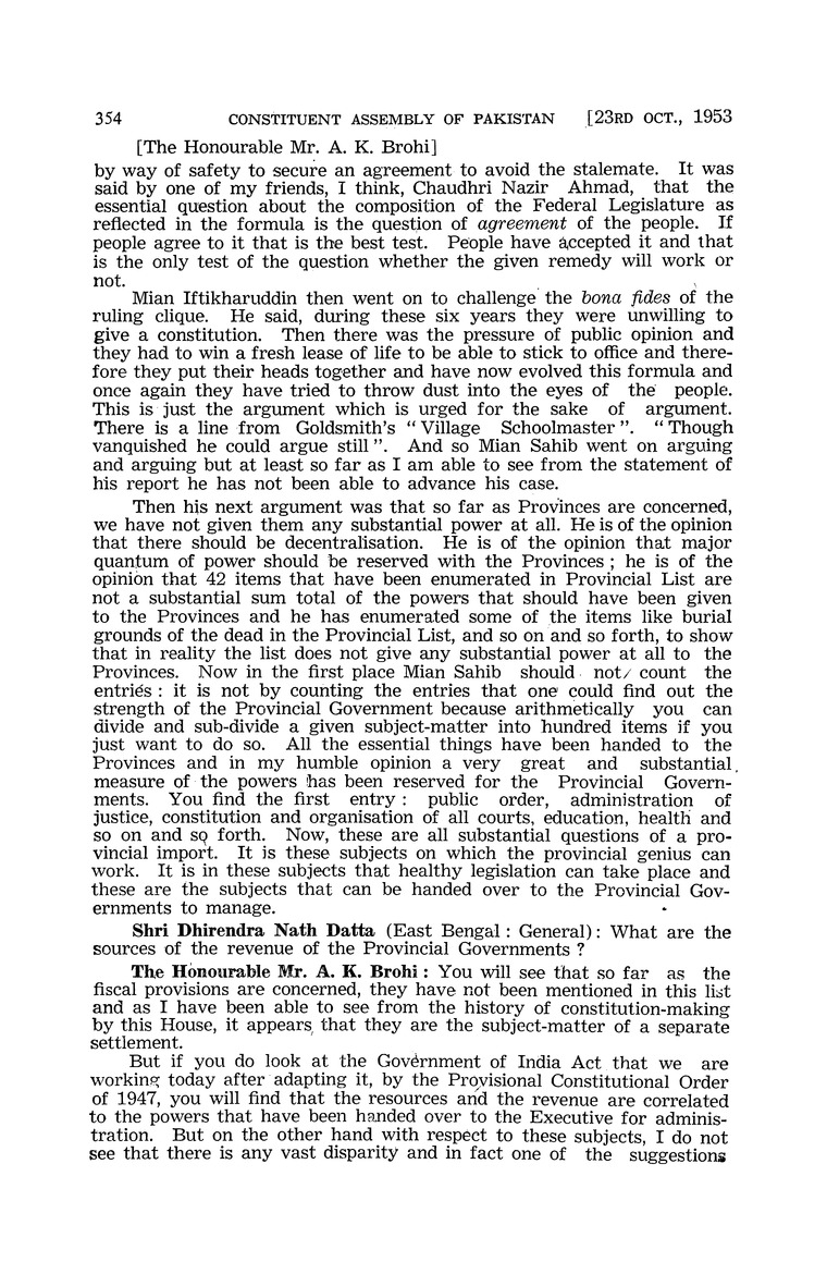 Constituent Assembly of Pakistan debates - 