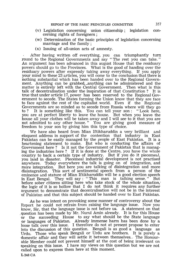 Constituent Assembly of Pakistan debates - 