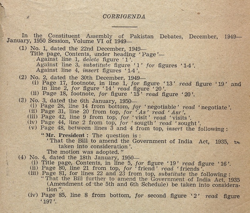 Constituent Assembly of Pakistan debates - New Page