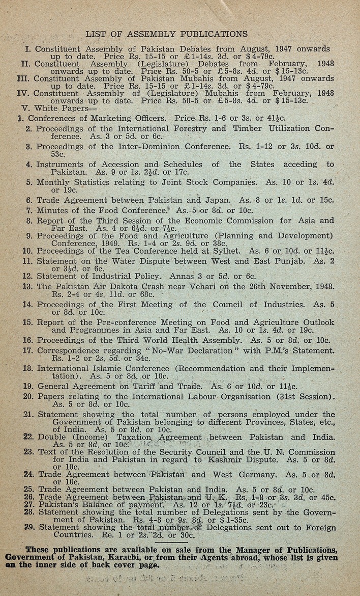 Constituent Assembly of Pakistan debates - New Page