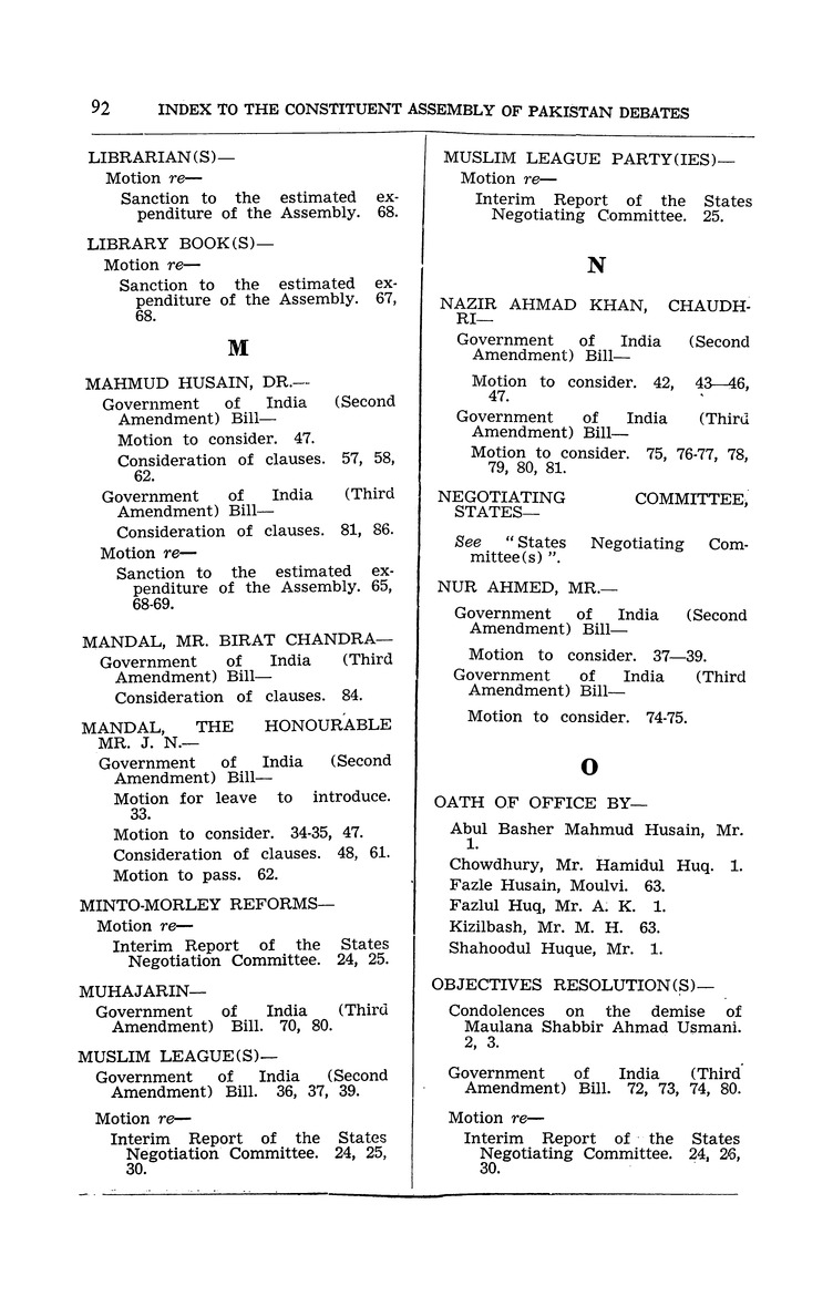Constituent Assembly of Pakistan debates - New Page