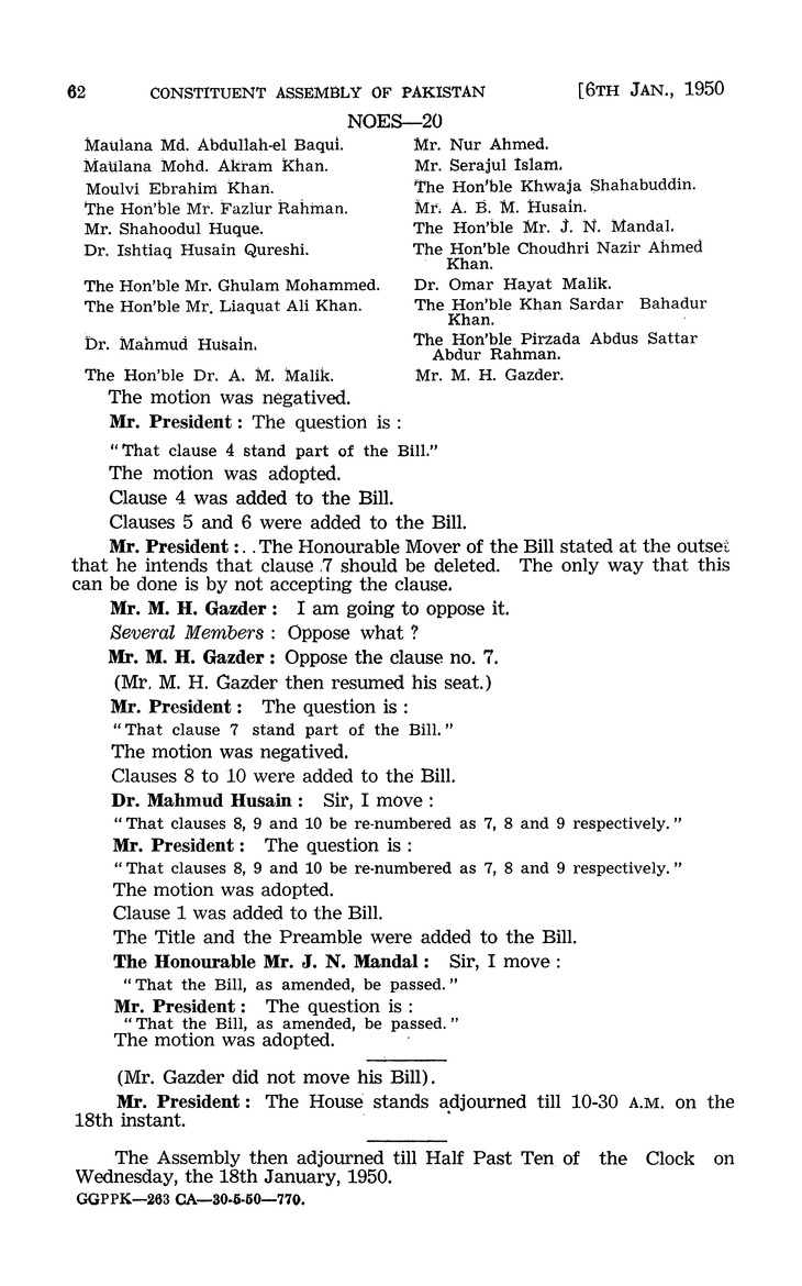 Constituent Assembly of Pakistan debates - New Page