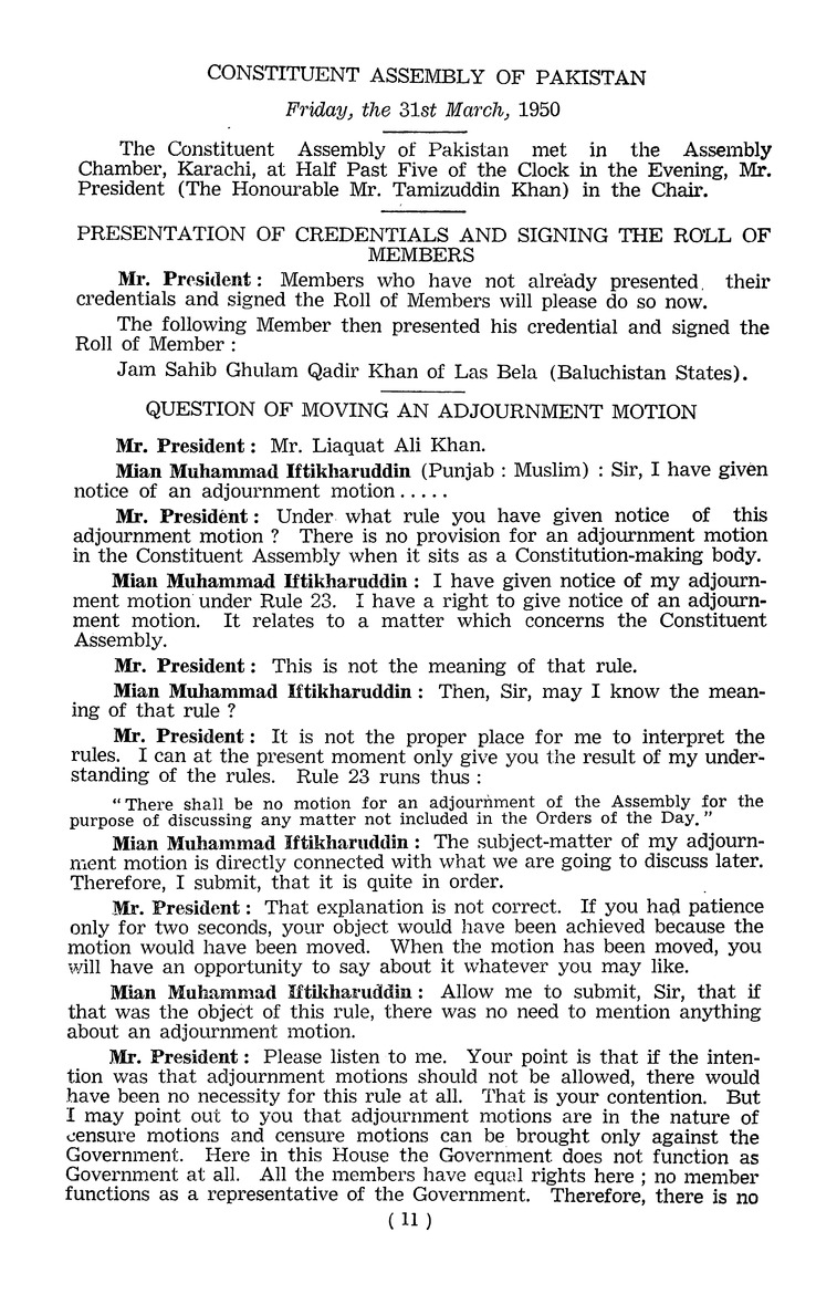 Constituent Assembly of Pakistan debates - Page 3