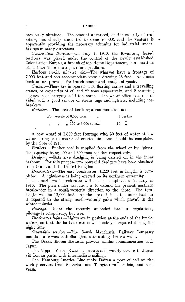 Japan : Report for the year 1910 on the trade and navigation of the consular district of Dairen - 