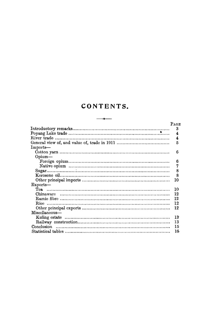 China : Report for the year 1911 on the trade of Kiukiang - 
