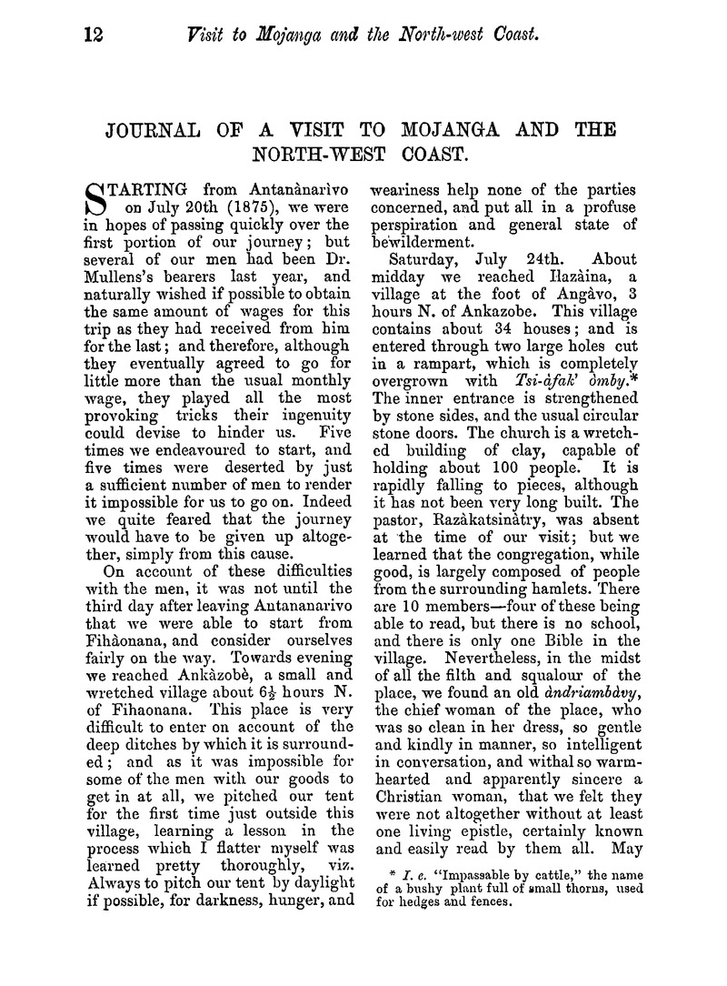 Antananarivo annual and Madagascar magazine - Page 12