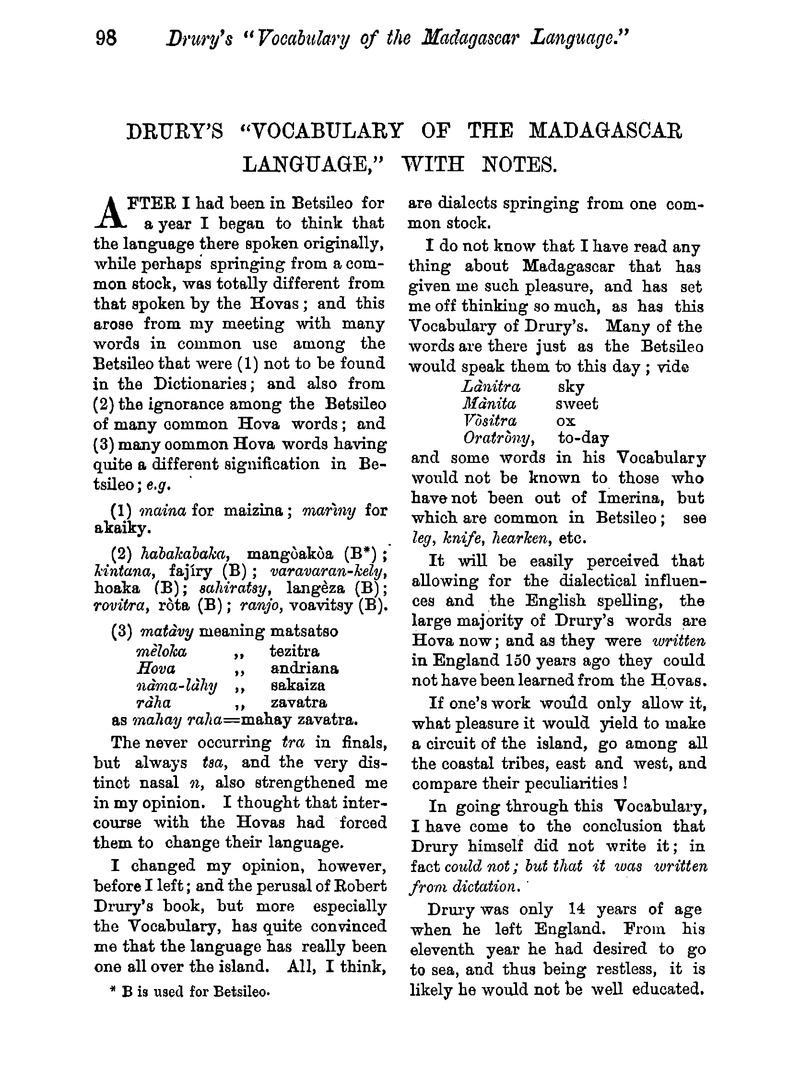 Antananarivo annual and Madagascar magazine - Page 98