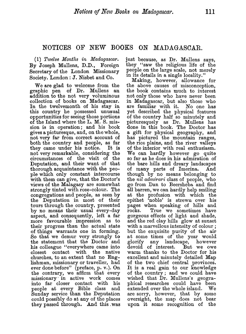 Antananarivo annual and Madagascar magazine - Page 111