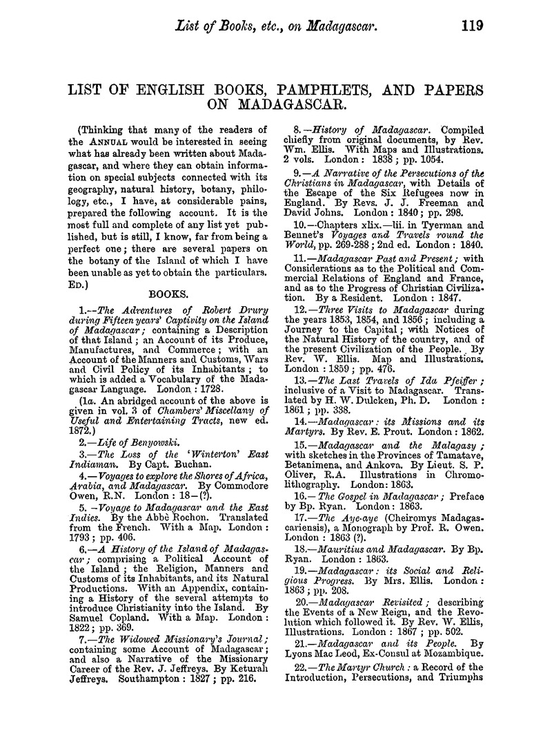 Antananarivo annual and Madagascar magazine - Page 119