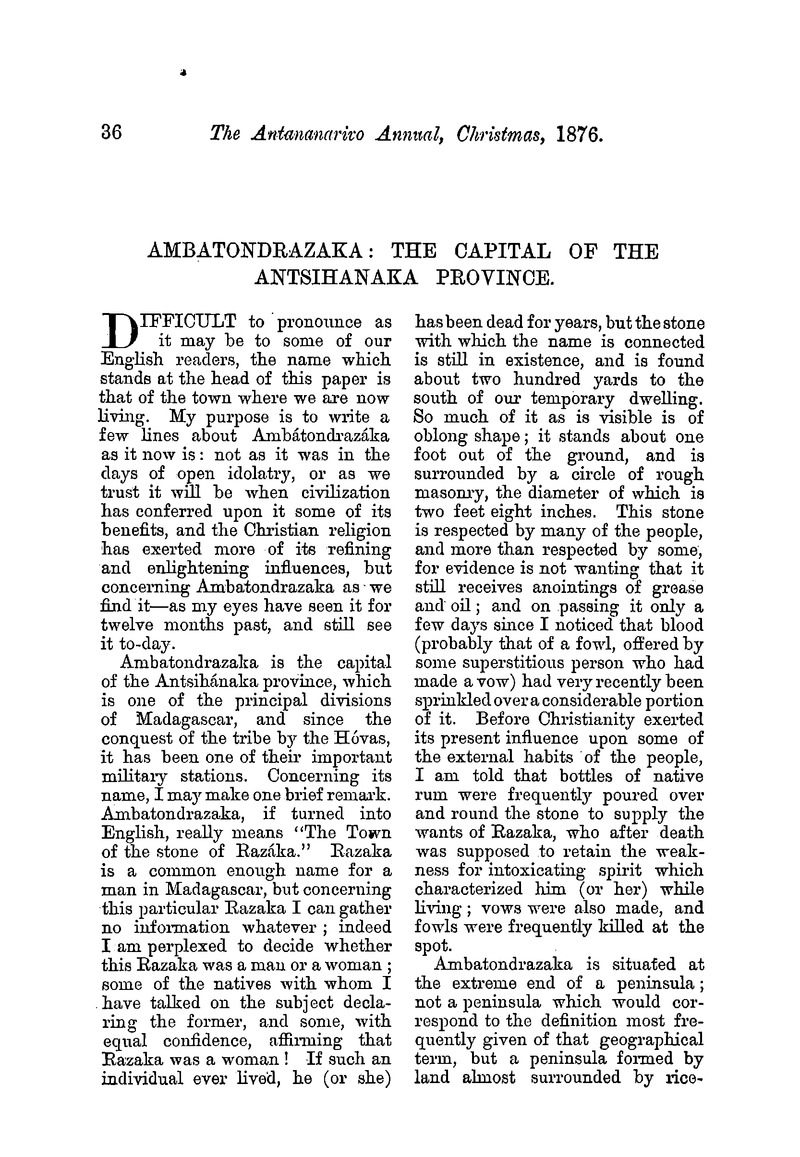 Antananarivo annual and Madagascar magazine - Page 36