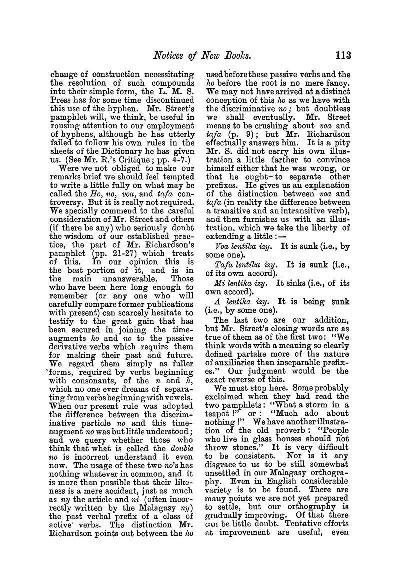 Antananarivo annual and Madagascar magazine - Page 113