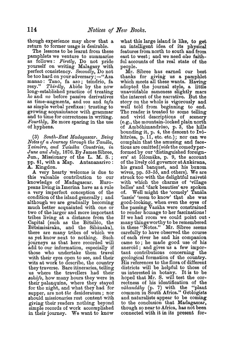 Antananarivo annual and Madagascar magazine - Page 114