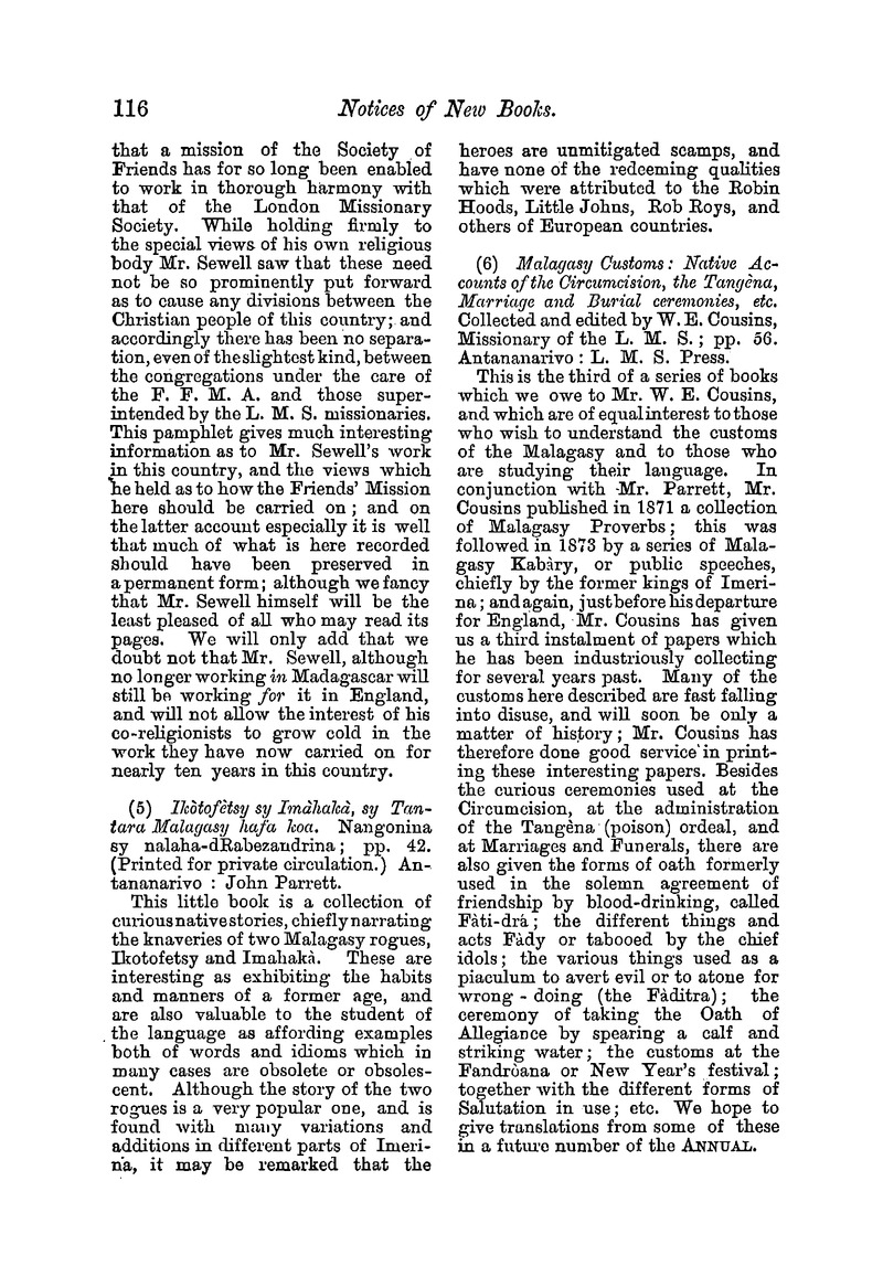 Antananarivo annual and Madagascar magazine - Page 116