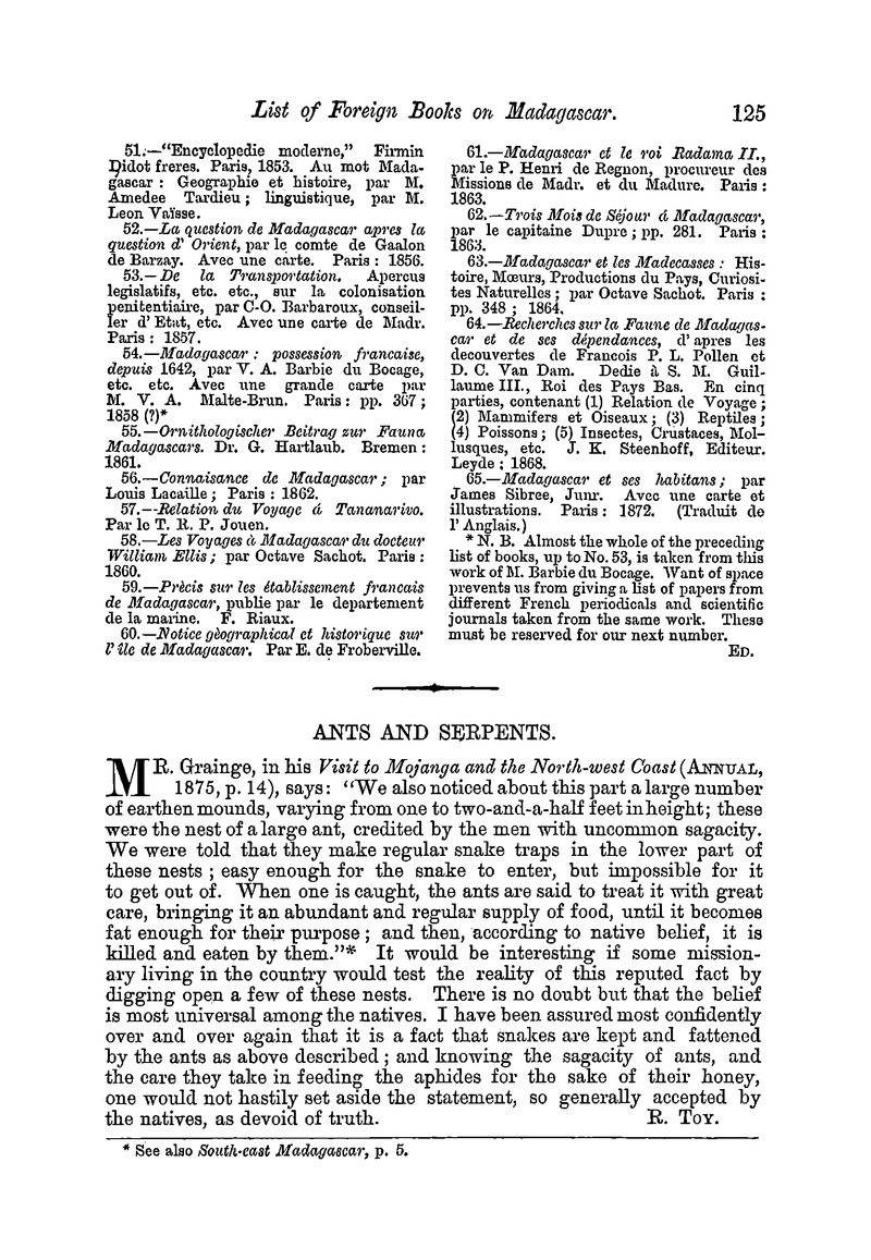 Antananarivo annual and Madagascar magazine - Page 125