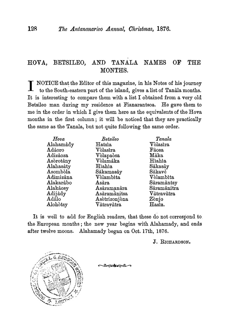 Antananarivo annual and Madagascar magazine - Page 128