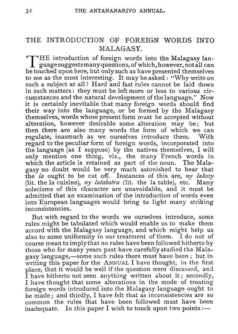 Antananarivo annual and Madagascar magazine - Page 32