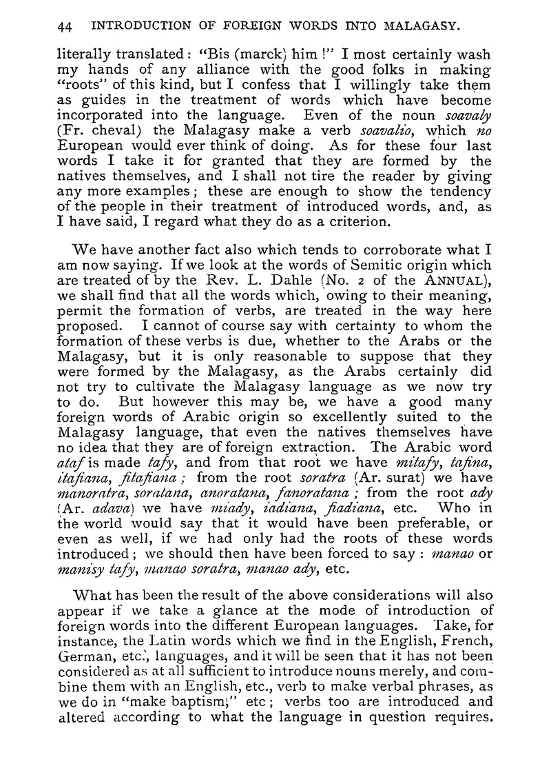 Antananarivo annual and Madagascar magazine - Page 44