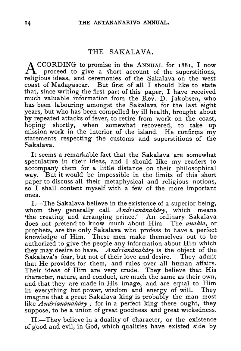 Antananarivo annual and Madagascar magazine - Page 14