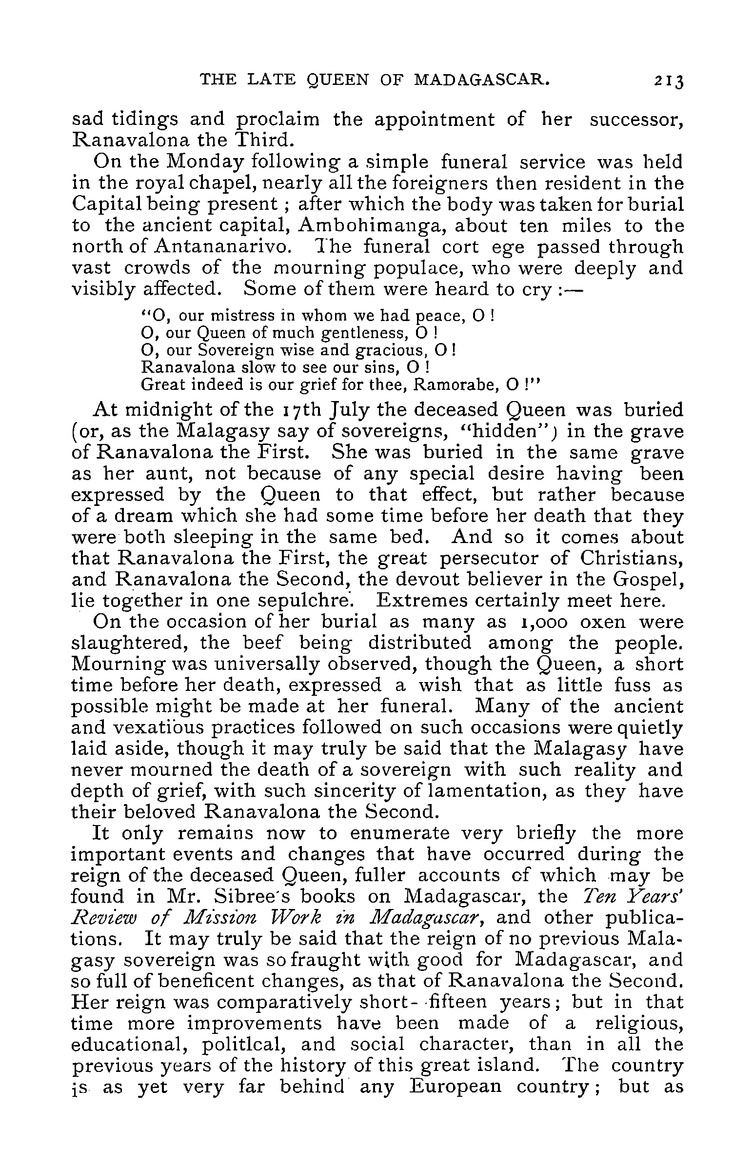 Antananarivo annual and Madagascar magazine - Page 213