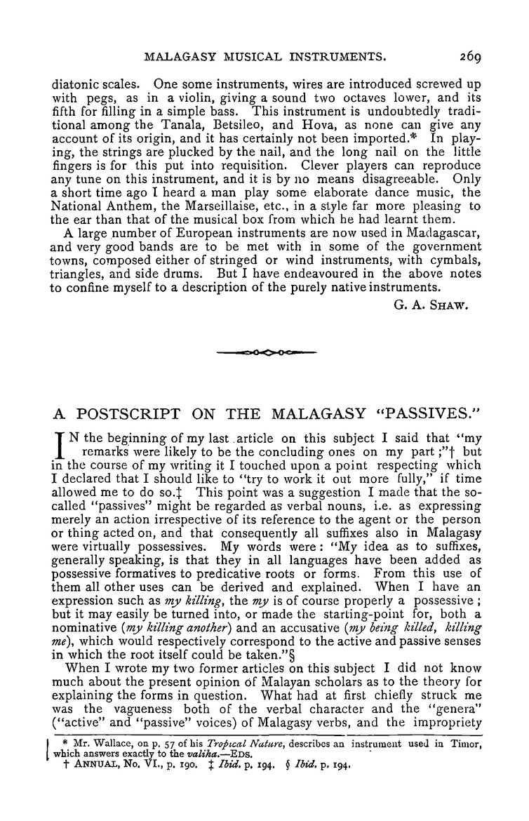 Antananarivo annual and Madagascar magazine - Page 269