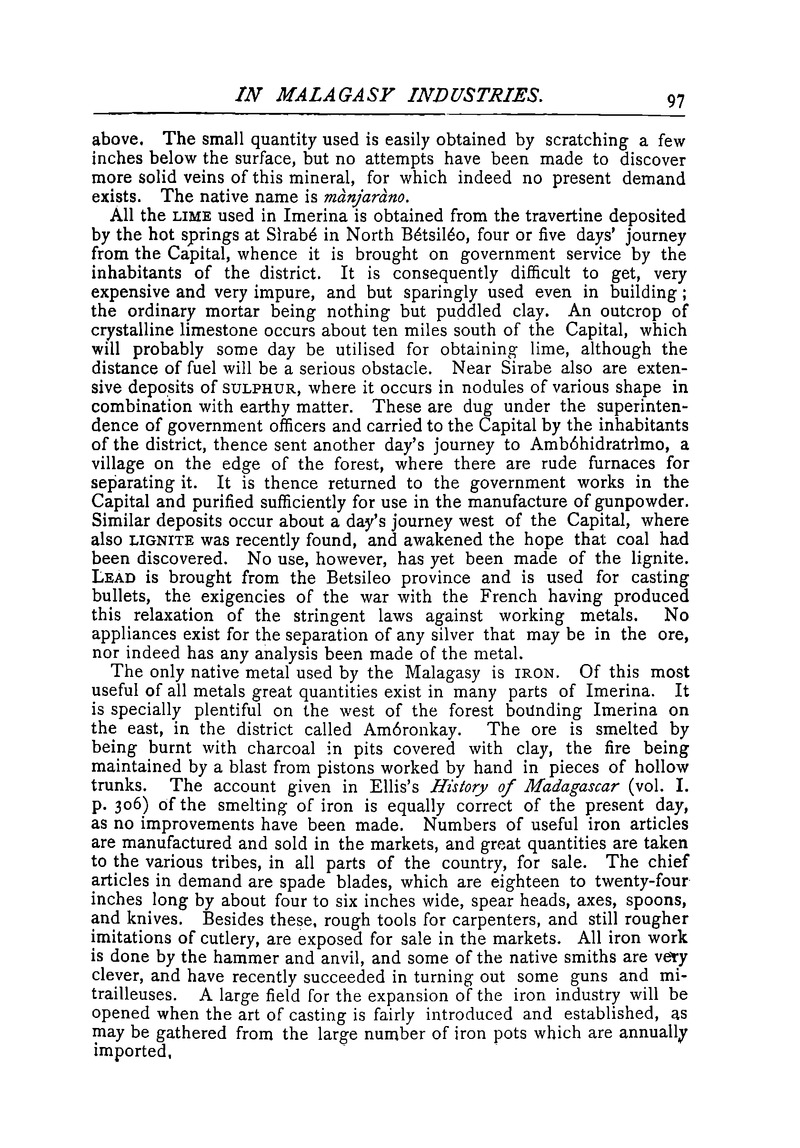 Antananarivo annual and Madagascar magazine - Page 97