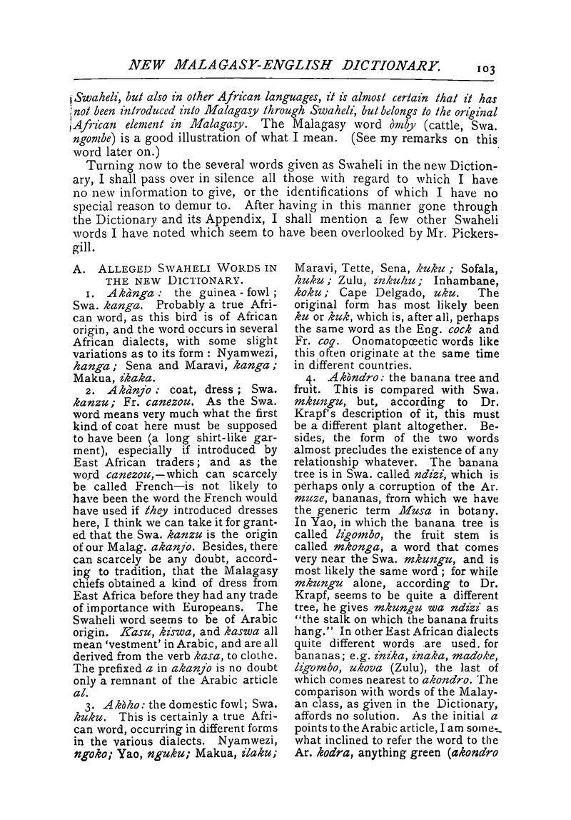 Antananarivo annual and Madagascar magazine - Page 103