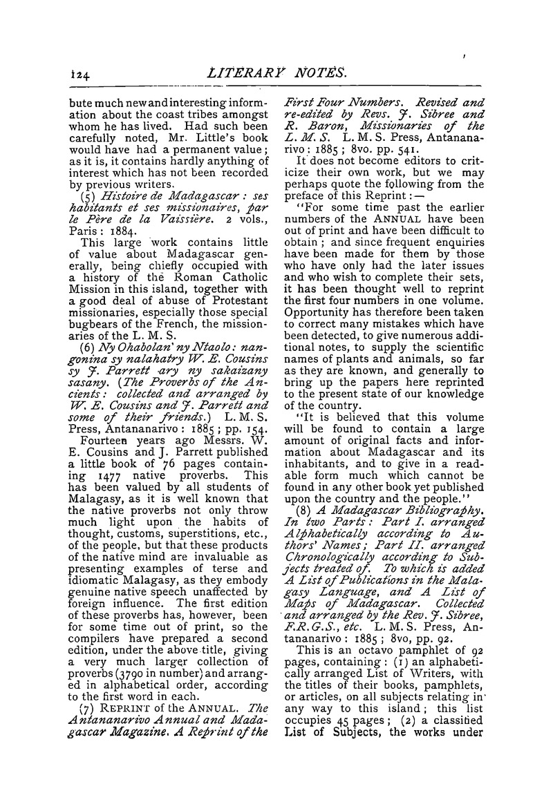 Antananarivo annual and Madagascar magazine - Page 124