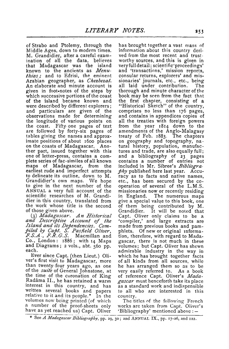 Antananarivo annual and Madagascar magazine - Page 253