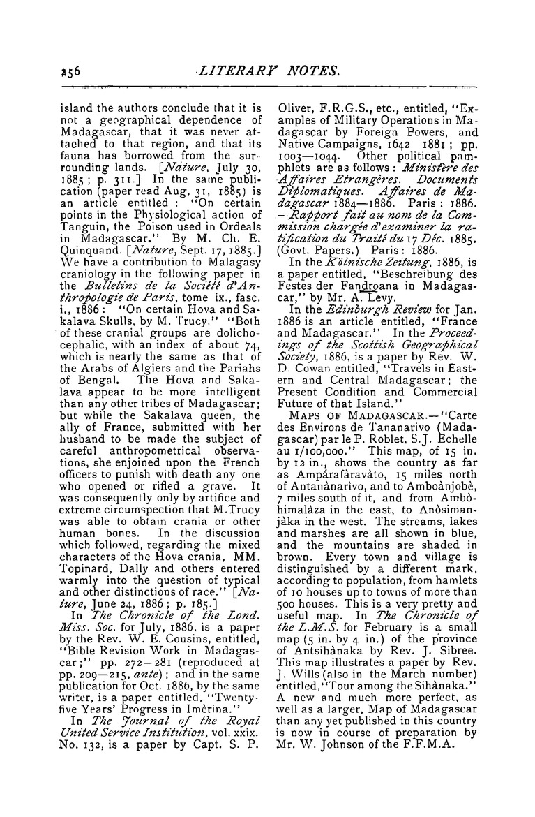 Antananarivo annual and Madagascar magazine - Page 256