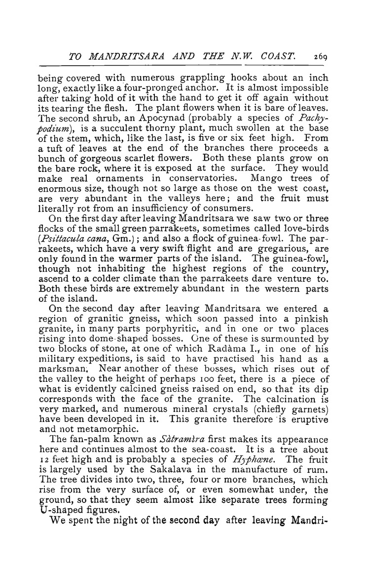 Antananarivo annual and Madagascar magazine - Page 269