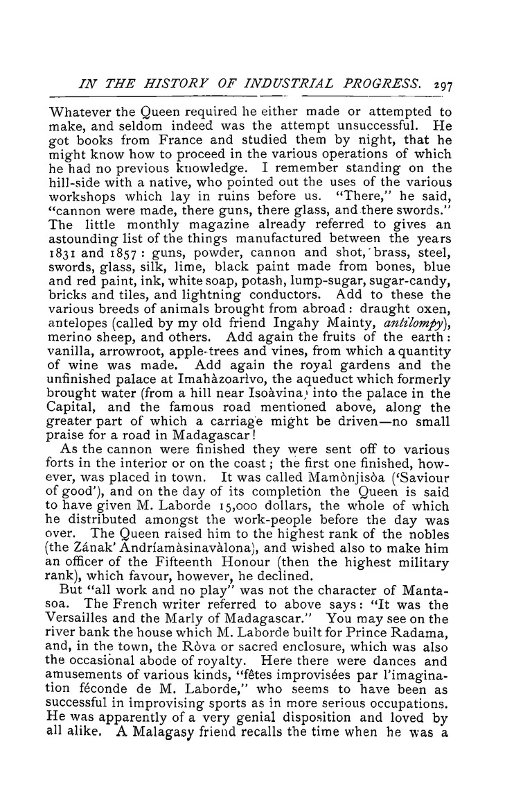 Antananarivo annual and Madagascar magazine - Page 297