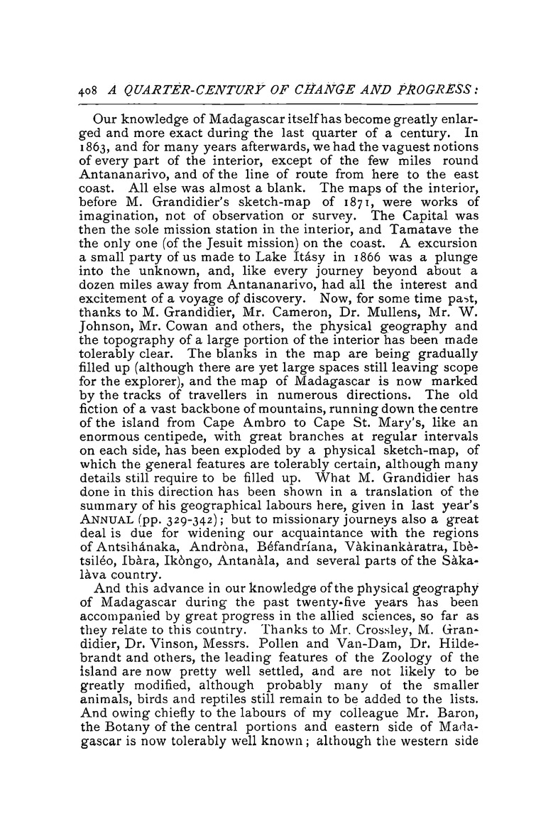 Antananarivo annual and Madagascar magazine - Page 408