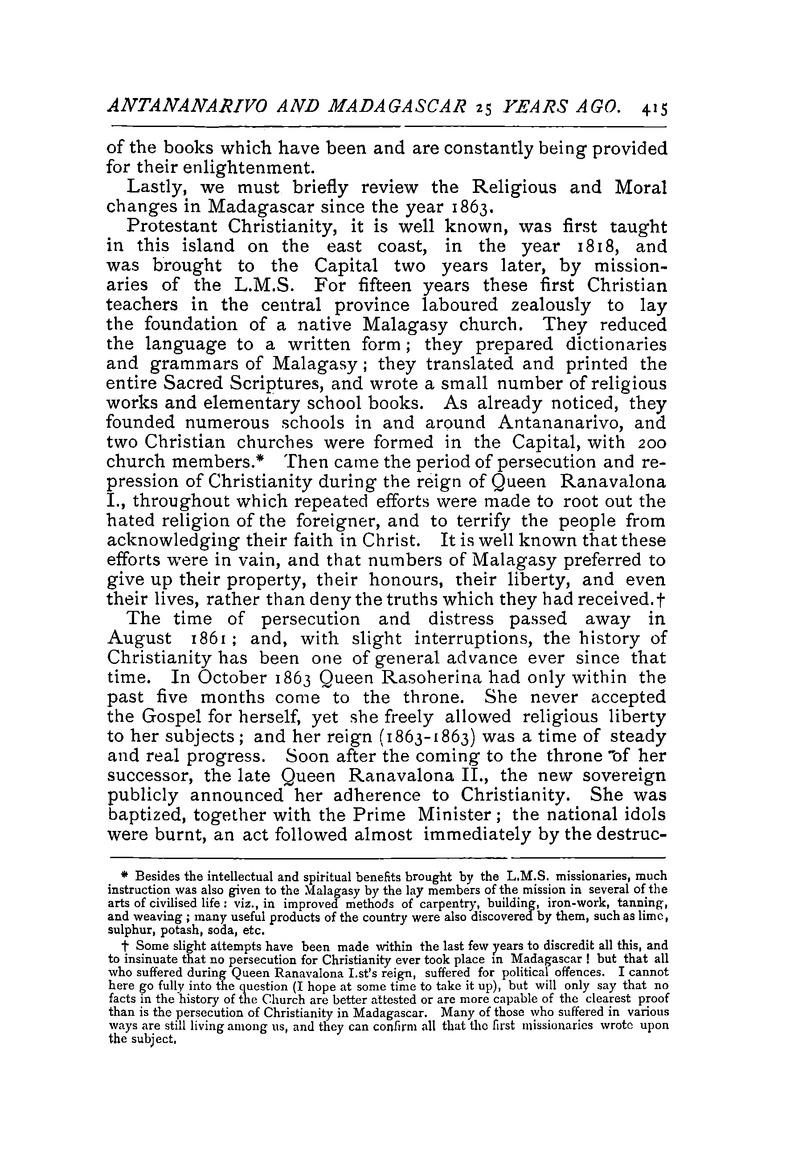 Antananarivo annual and Madagascar magazine - Page 415