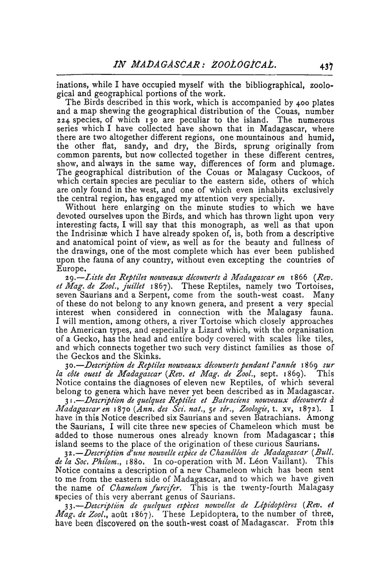 Antananarivo annual and Madagascar magazine - Page 437