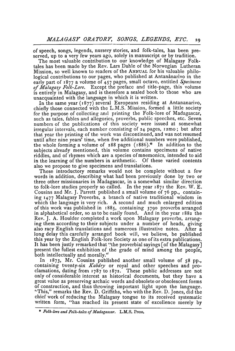 Antananarivo annual and Madagascar magazine - Page 29