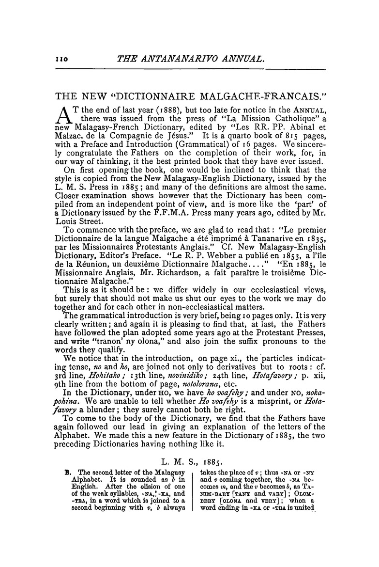 Antananarivo annual and Madagascar magazine - Page 110