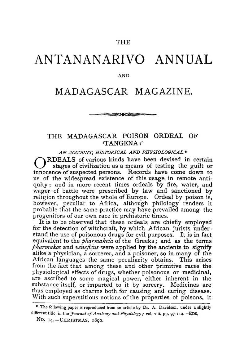 Antananarivo annual and Madagascar magazine - Page 129