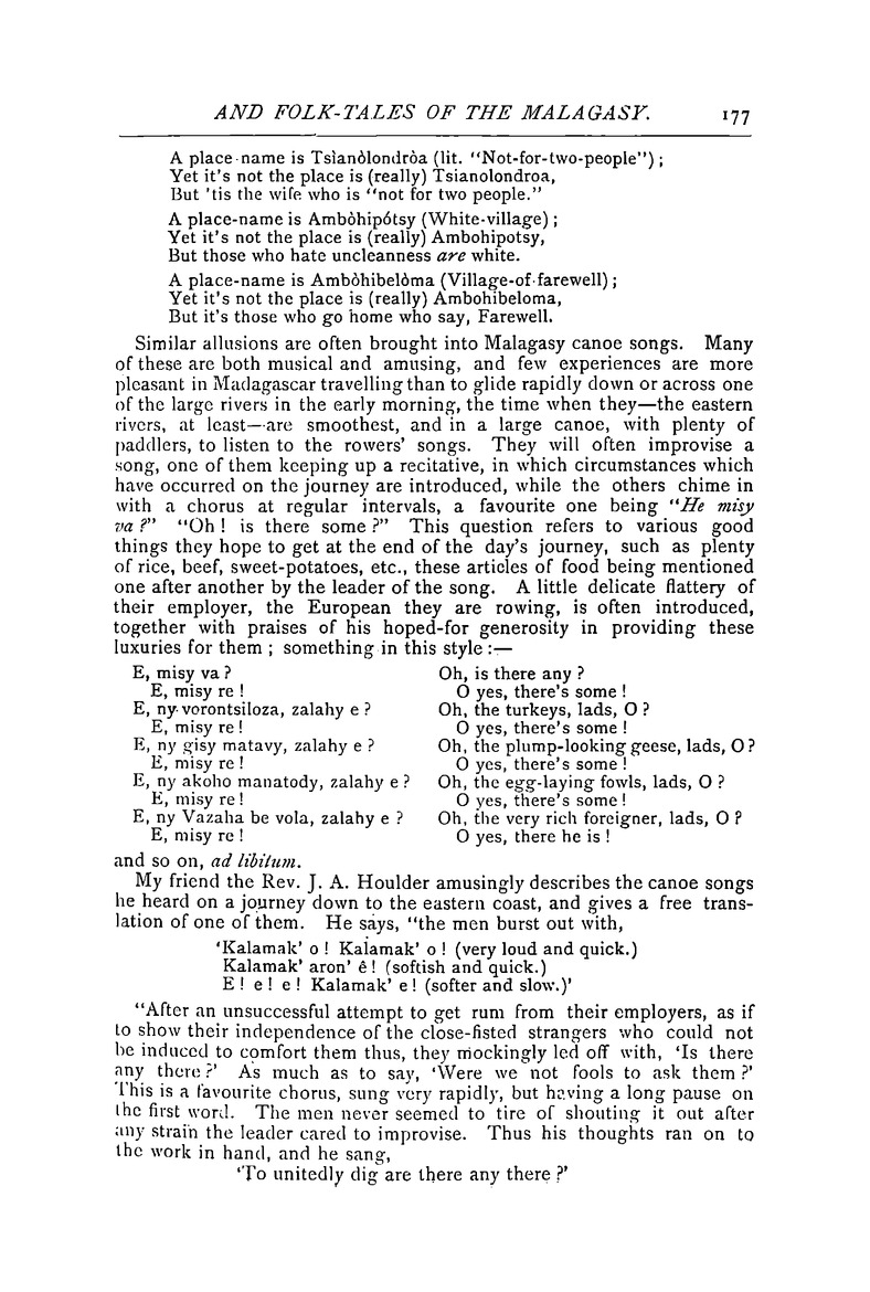 Antananarivo annual and Madagascar magazine - Page 177