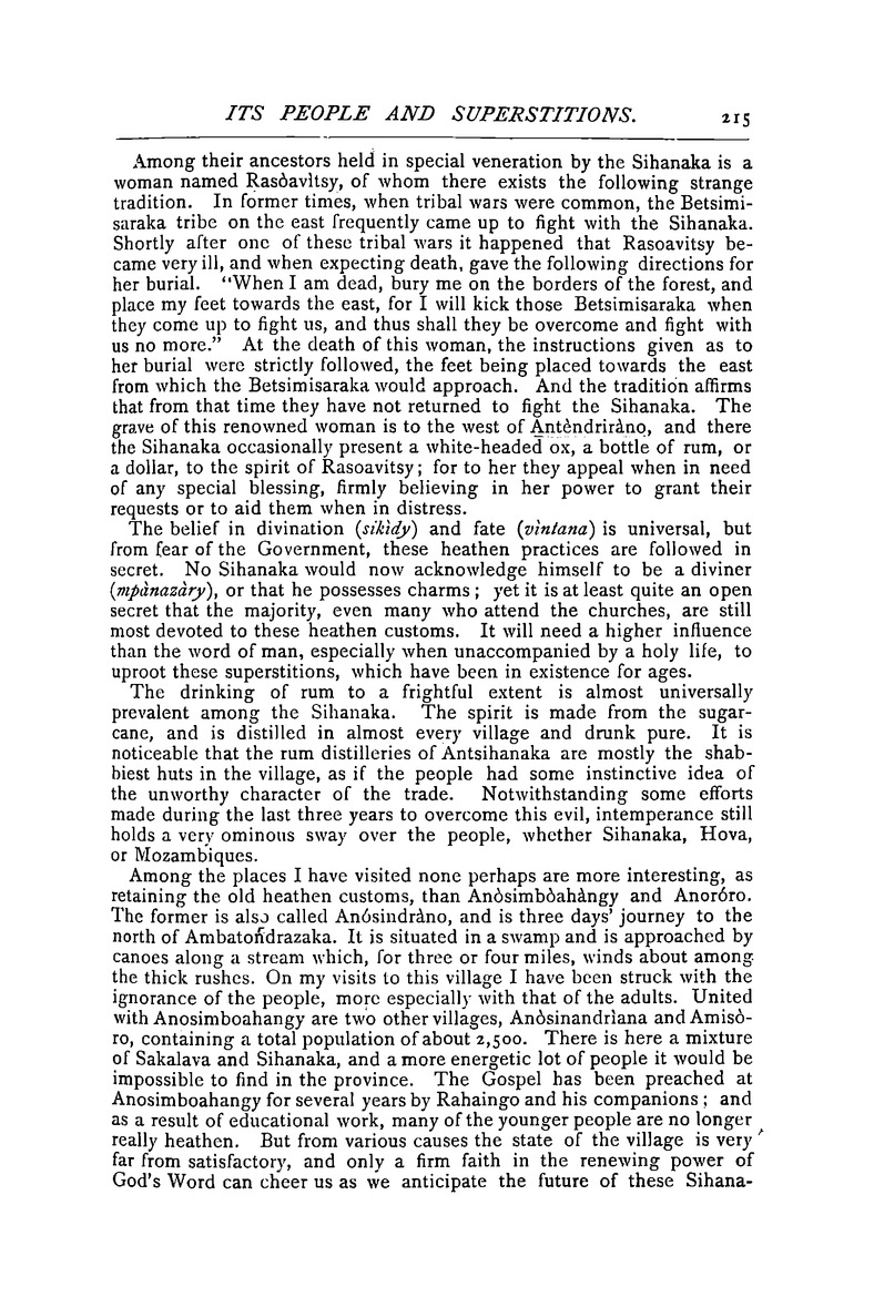 Antananarivo annual and Madagascar magazine - Page 215