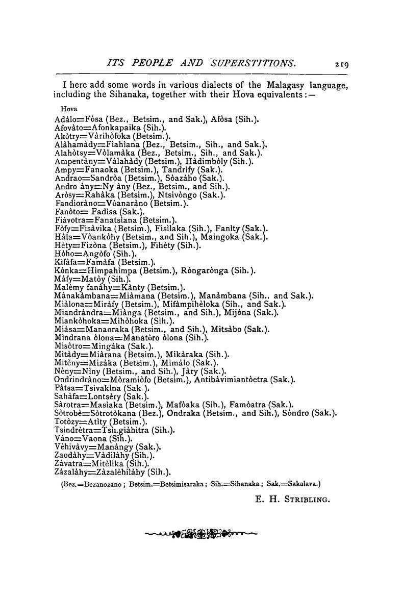 Antananarivo annual and Madagascar magazine - Page 219