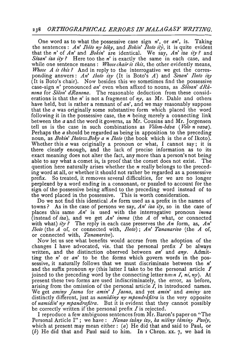 Antananarivo annual and Madagascar magazine - Page 238