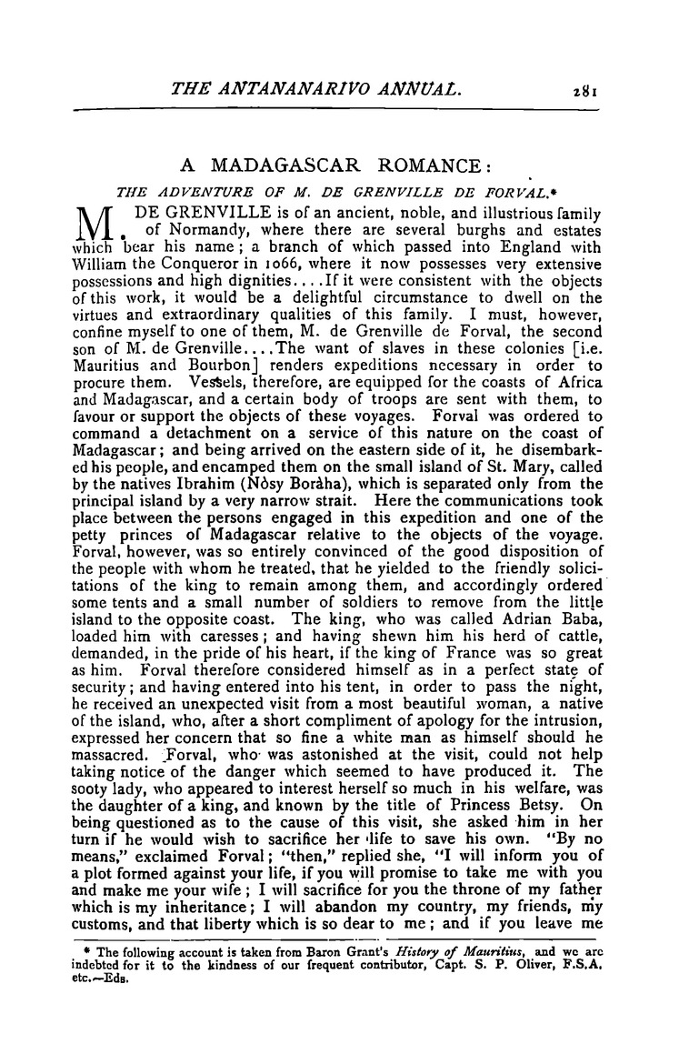 Antananarivo annual and Madagascar magazine - Page 281